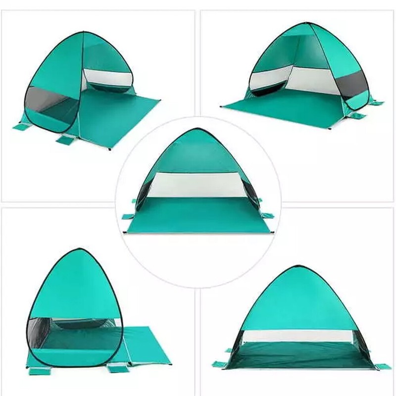 Pop Up Portable Beach Canopy Sun Shade Shelter Outdoor Camping Fishing Tent Mesh gallery