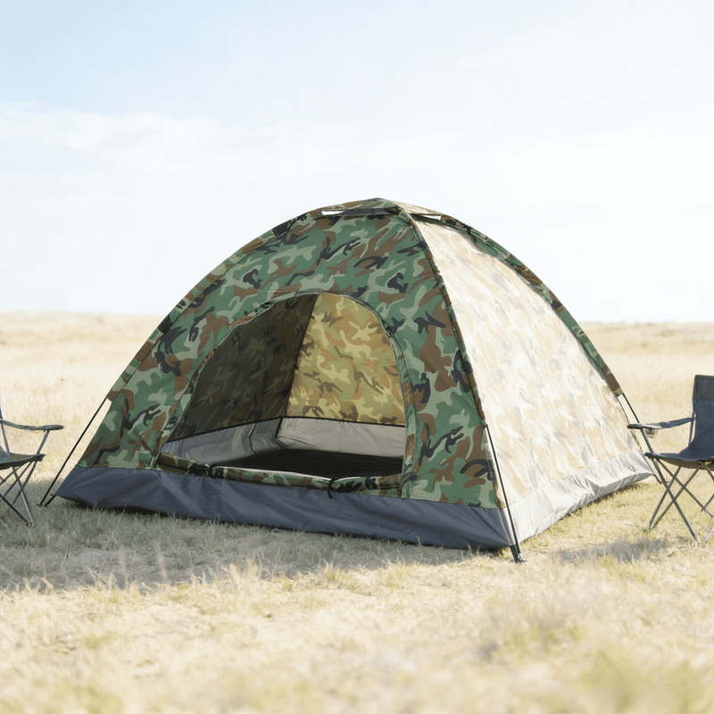 Zimtown Camouflage 4 Person Camping Tent Waterproof FREESHIP gallery