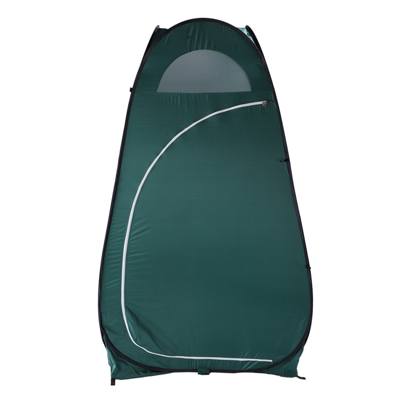 Portable Pop-up Privacy Shelter: Outdoor Toilet Dressing Room - Army Green
