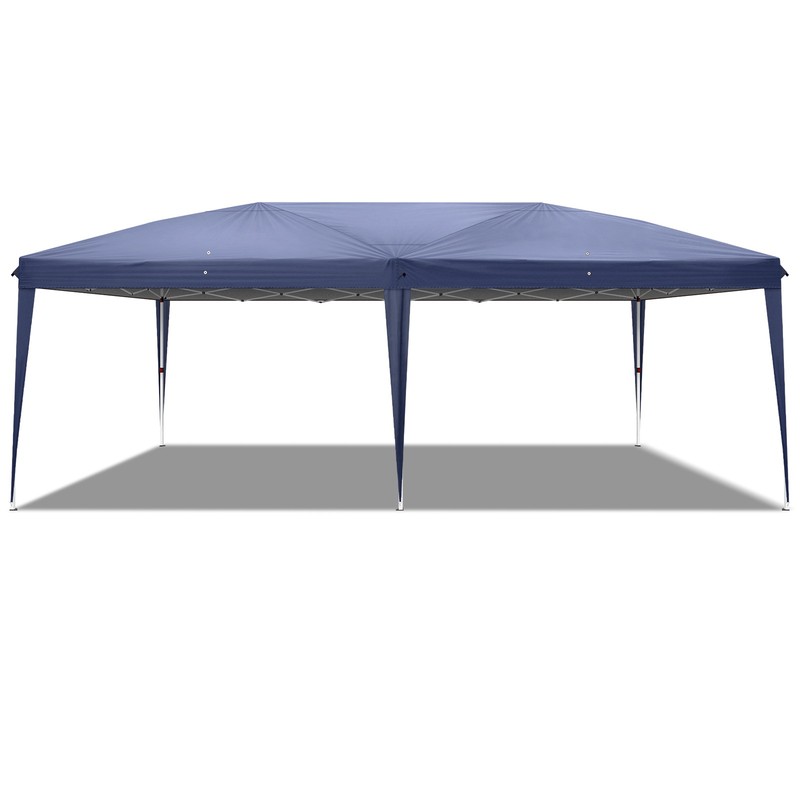 10x20 ft Pop Up Canopy Tent 4 Windows Waterproof Folding Gazebo Party Blue gallery