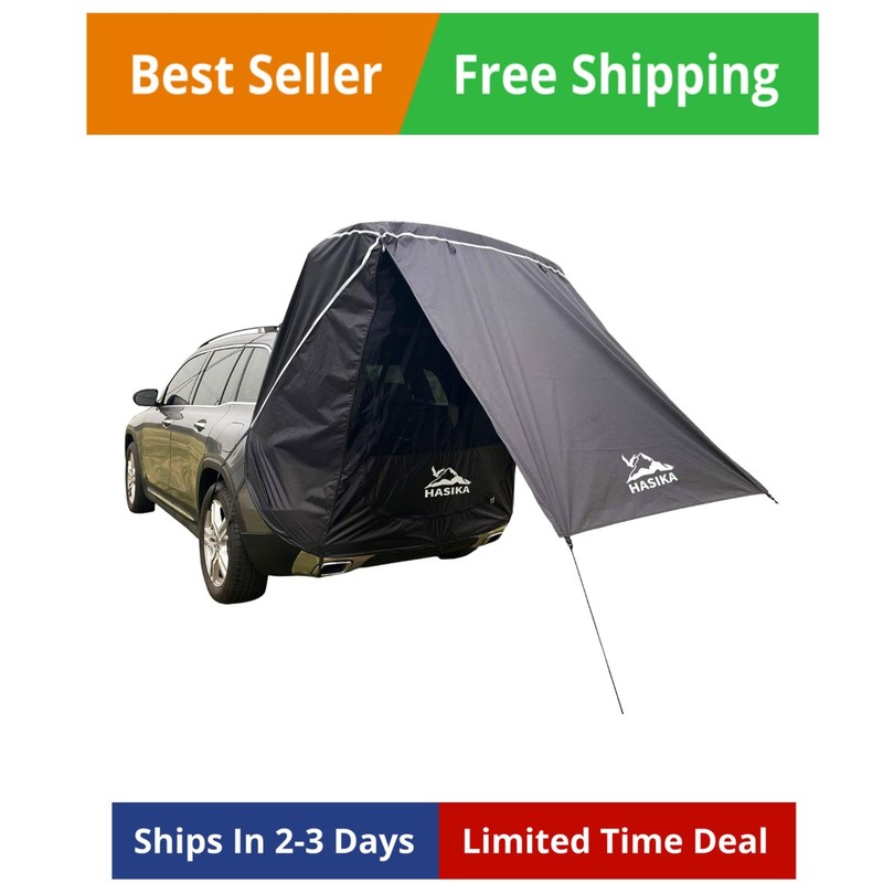 SUV Tailgate Tent - Universal Car Camping Awning, 3000mm Waterproof & UPF 50+...
