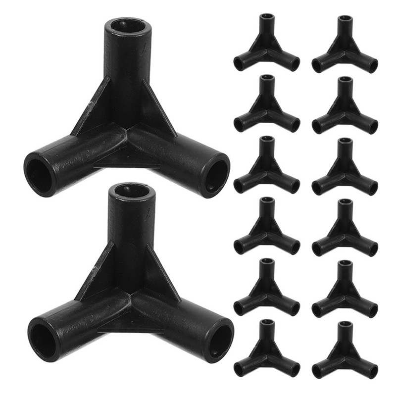 50 PCS Tent Pole Corner Joint Canopy Connector Kit Frame Fittings