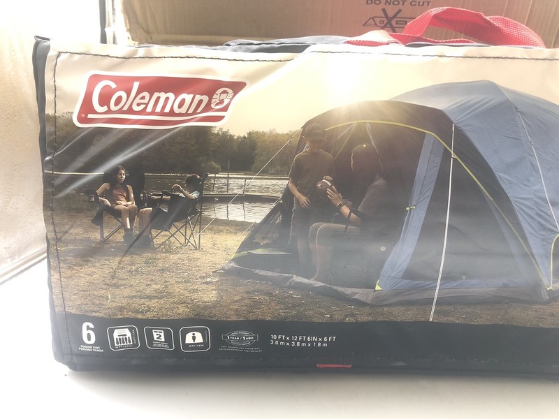 Coleman Skydome Camping Tent w/ Dark Room (6 Person Skydome) 5 Minute Set up * gallery