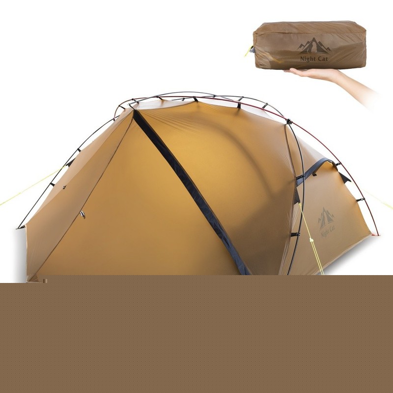 Double Layer Ultralight Tent for Solo Camping & Hiking – 1/2 Person Waterproof