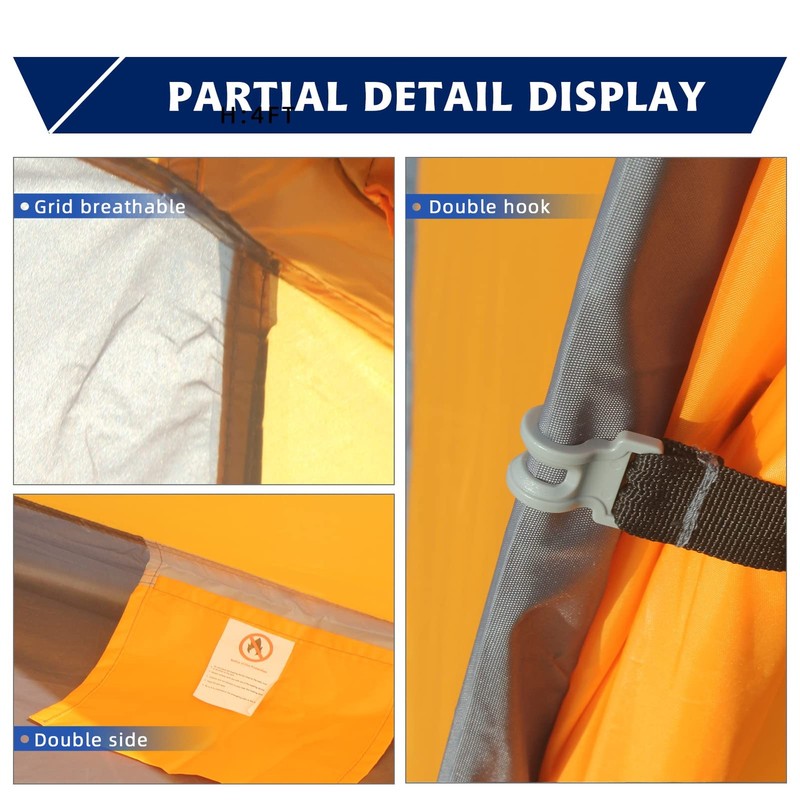7.2 — 4 — 4 Feet Single Backpack Tent Waterproof Camping And Hiking Tent Can Be gallery