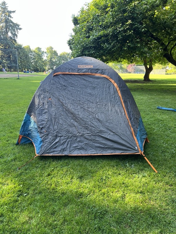 Kelty Discovery 4 Tent, 4-Person, 3-Season, Beluga/Lyons Blue