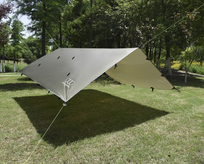 12ft x 10ft Waterproof Rainfly Tarp Hammock for All Weather Adventures gallery