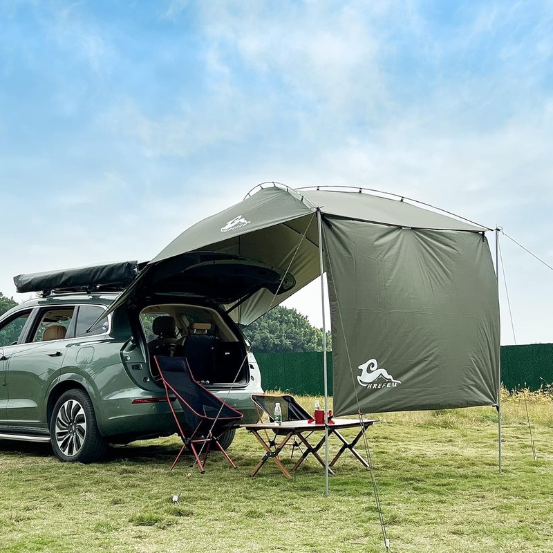 Spacious 136.8"x78" Tailgate Tent Awning for Full-Size SUVs - Waterproof Design gallery