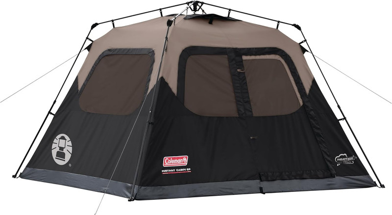 4/6/8/10 Person Instant Camping Tent with 1-Minute Setup, Large Family Tent with