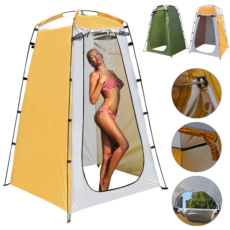 Pop Up Privacy Tent Portable Camping Shower Toilet Changing Room Outdoor Hiking gallery