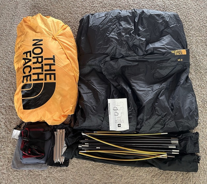 The North Face VE 25 3-Person 4-Season Tent – New/Unused w/ Flaws READ