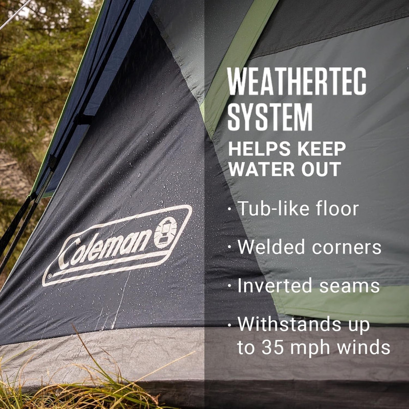 CAMPING TENTS 2-8 Person with Rainfly & Carry Bag, 20% More Headroom PFAS Free gallery