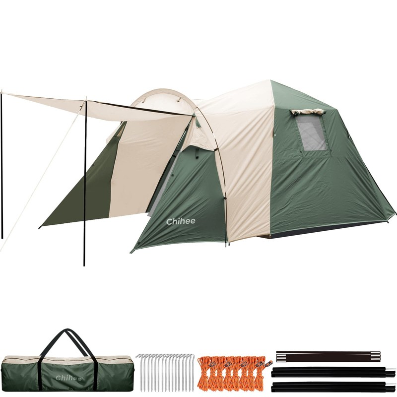 Camping Tent 23 Person Fold Up with Hydraulic Construction Family Tents Wa…