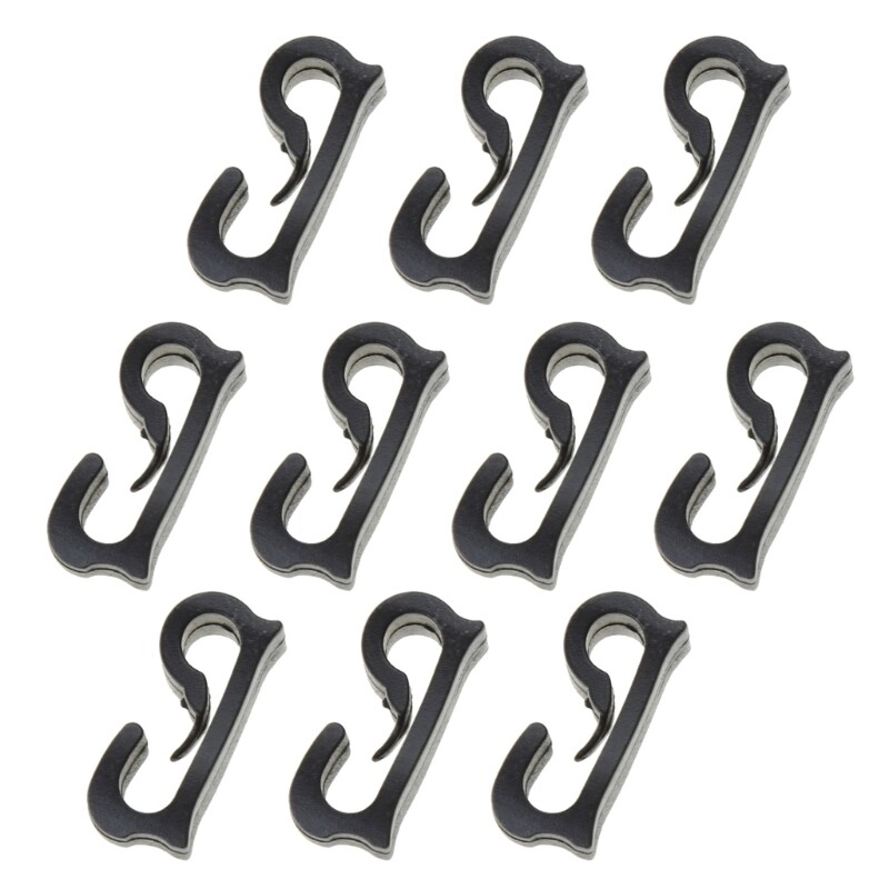 10Pcs Clamps Set Trap Clips Tent Snaps Hangers Camping Clamp Clips Tent Hooks