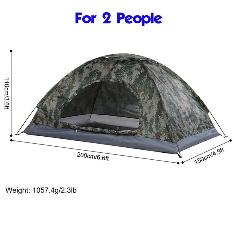 2-3 Person Camping Tent Hiking Ultralight Tent for Waterproof Outdoor 6.5'x4.92' gallery