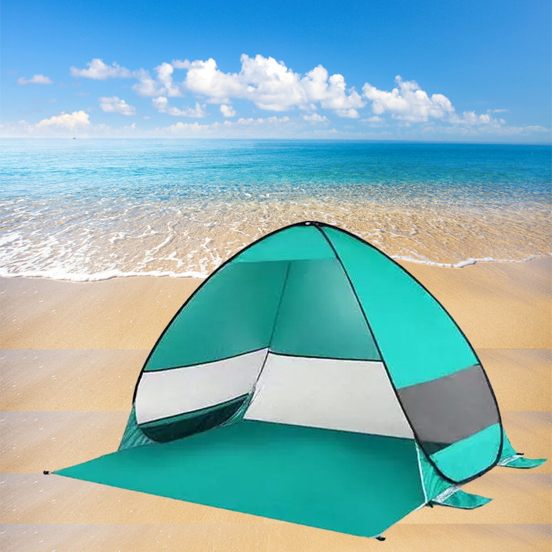 Pop Up Portable Beach Canopy Sun Shade Shelter Outdoor Camping Fishing Tent Mesh