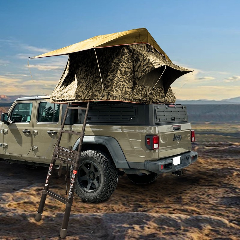 Camo Rooftop Tent RTT – Soft Shell, 280G Canvas, Waterproof, 1000D PVC Cover