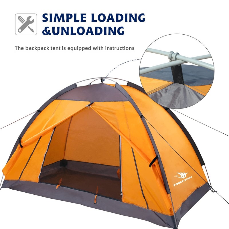7.2 — 4 — 4 Feet Single Backpack Tent Waterproof Camping And Hiking Tent Can Be gallery