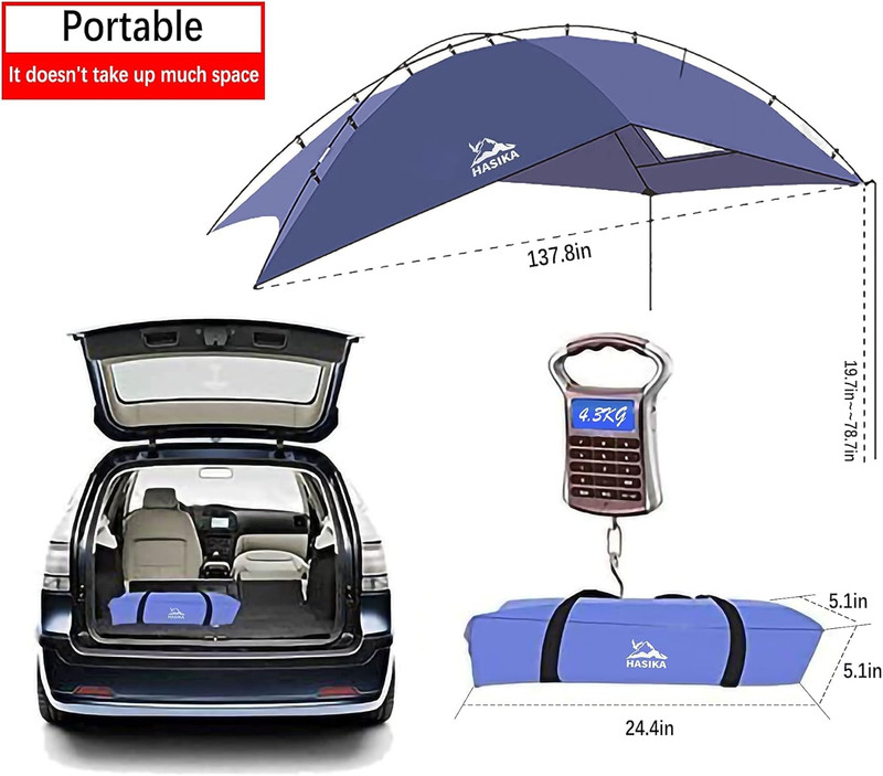 Versatility Camping Tent for Truck Bed,Suv Rving, Van,Trailer and Overlanding Po gallery