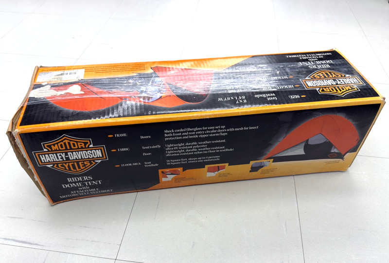 Harley-Davidson HDL10010A Dome Tent – Orange R803MB01
