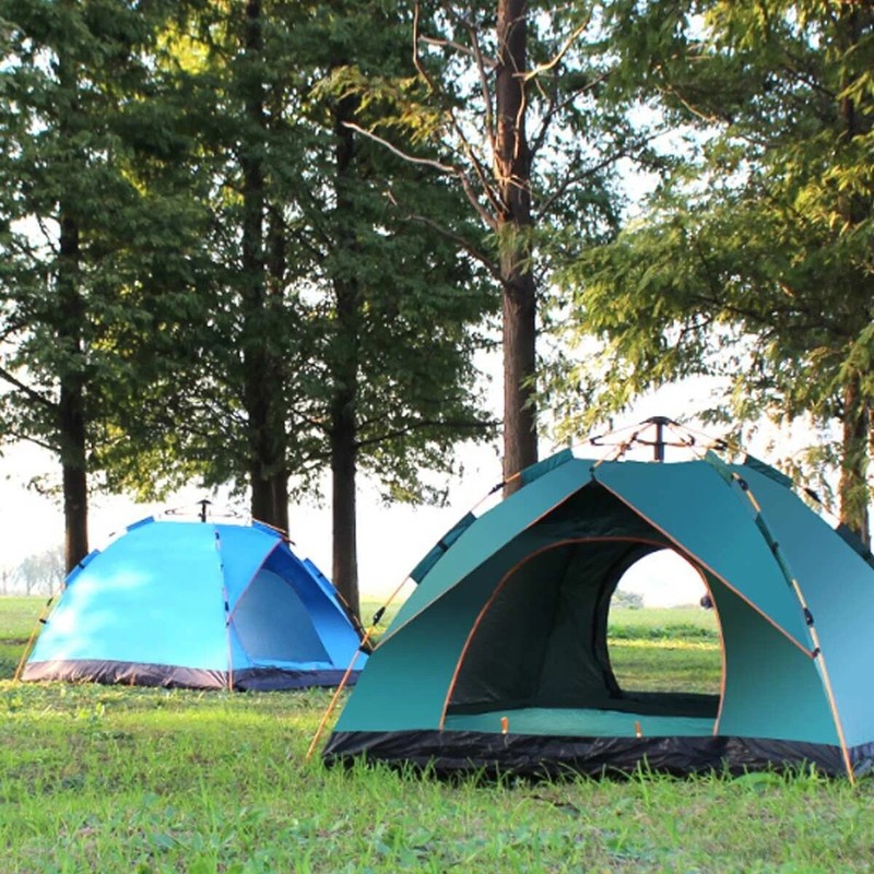 3-4 Person Automatic Camping Tent Hiking Instant Canopy Pop Up Tents Waterproof gallery