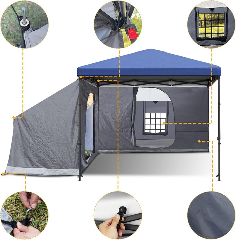 Windproof Side Canopy for Outdoor Activities gallery