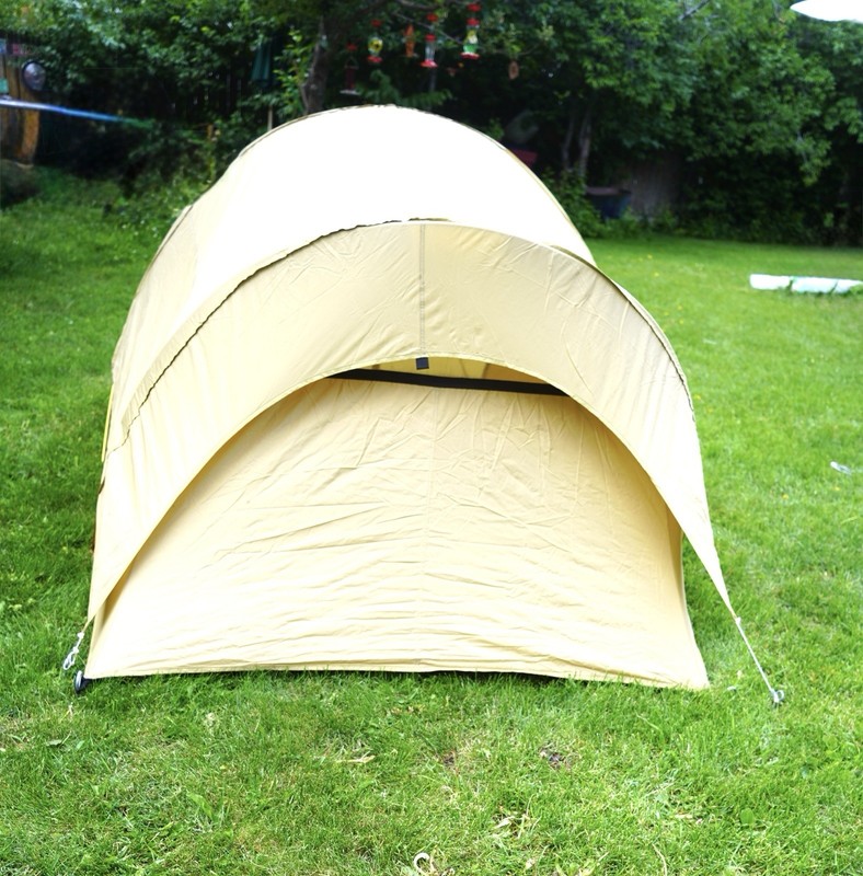 Vintage BILL MOSS EAVE III Tent Backpacking History 4 Season Arc Tunnel Tent 80s gallery