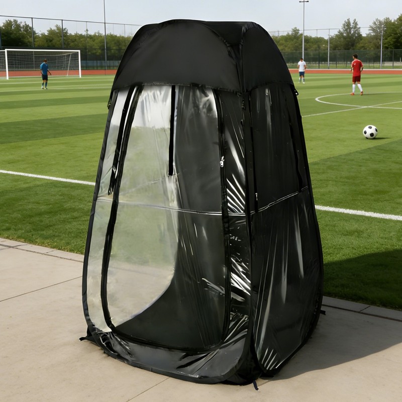 Portable Pop Up Sports Tent,for Outdoor Sports Events, Fishing and Camping,Black gallery