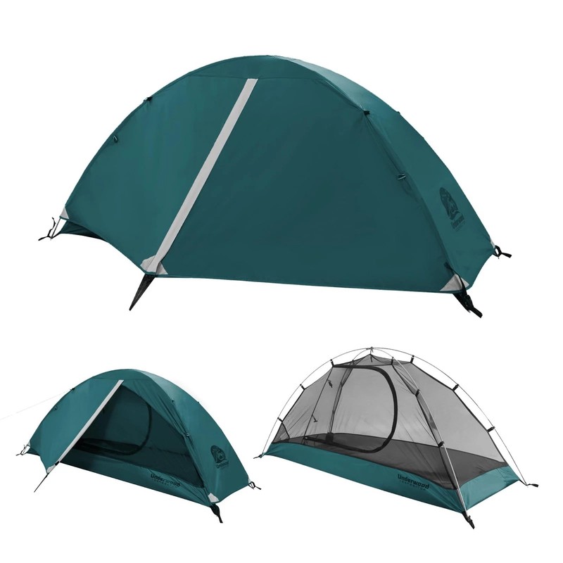 1-Person Backpacking Tent for Camping - Ultralight & Waterproof Outdoor Campi...