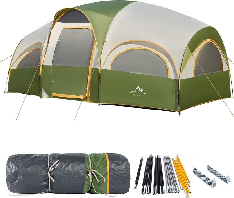 GoHimal 8 Person Tent Waterproof Family Rainfly