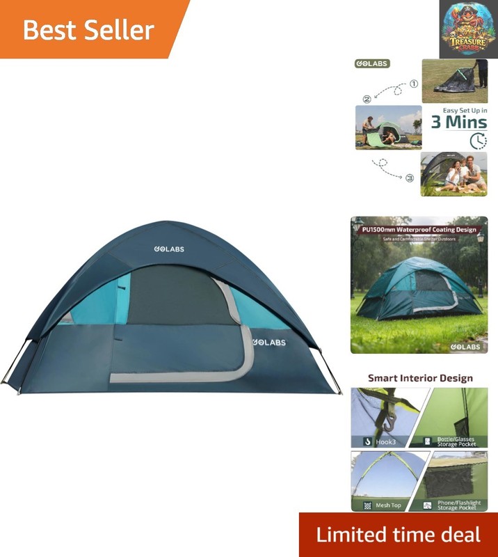 CT1 Family Tent – Waterproof, Lightweight, & Fast Setup for 2-person Adventures