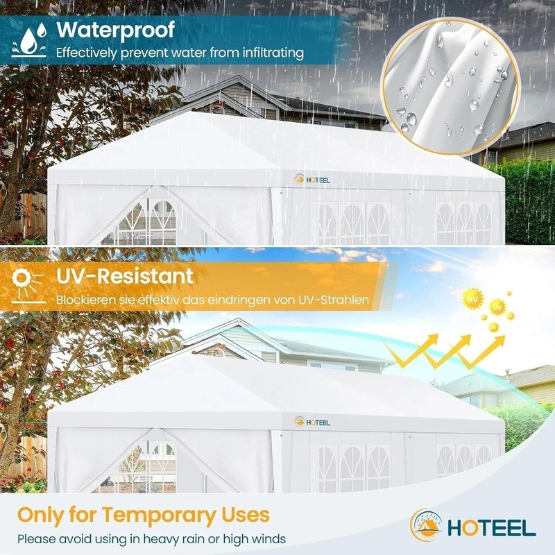 10x20 Party Tent with 6 Removable Sidewalls for Parties, Carpas para Fiestas,... gallery
