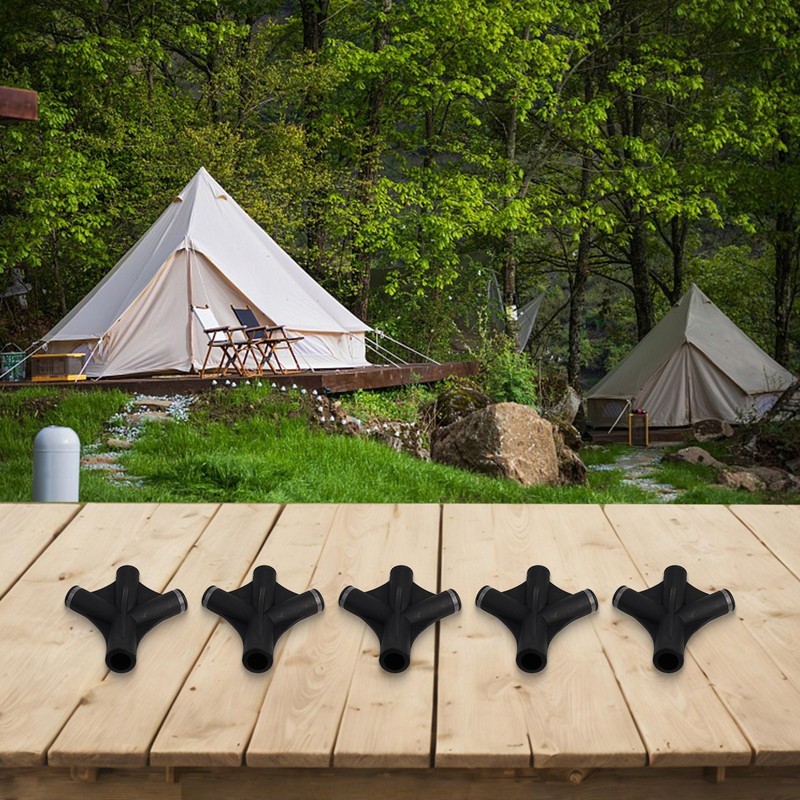 5pcs Tent Pole Joint Repair Kit for Camping Tent Support Rod Connector gallery