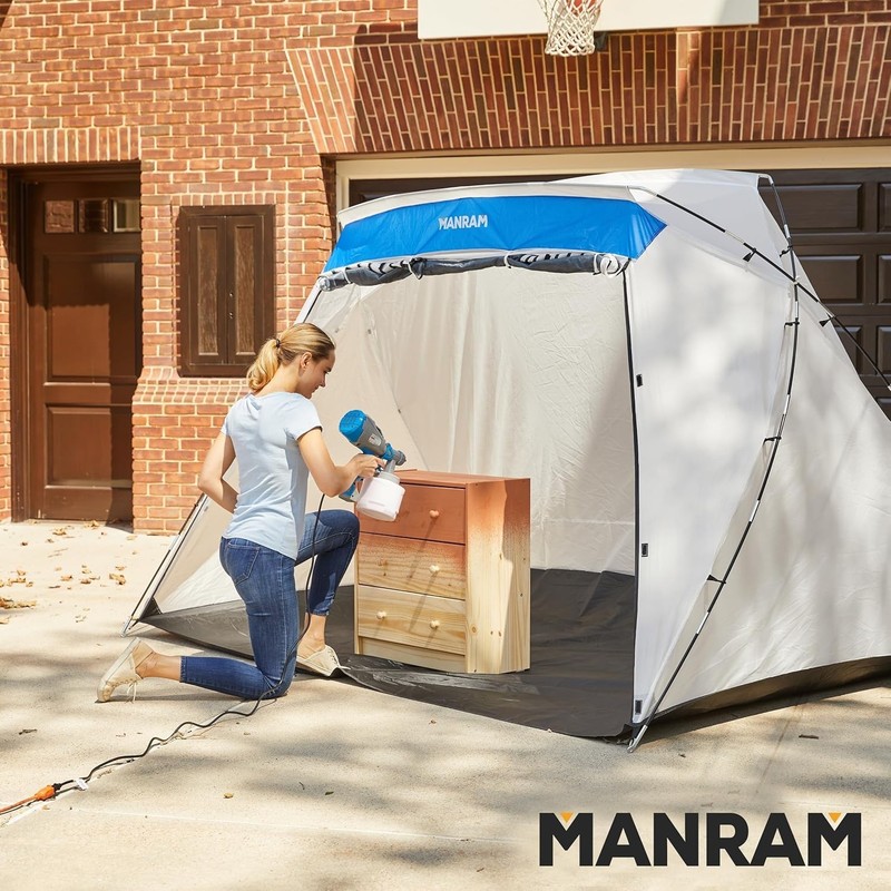 Large Portable Paint Tent with Mesh Screen & Storage Bag for DIY & Profession... gallery