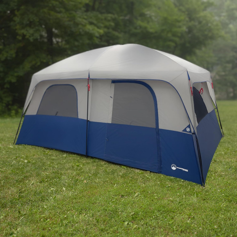 10 Person Camping Tent - Large Outdoor Tent with Room Divider and Rainfly - Fami gallery