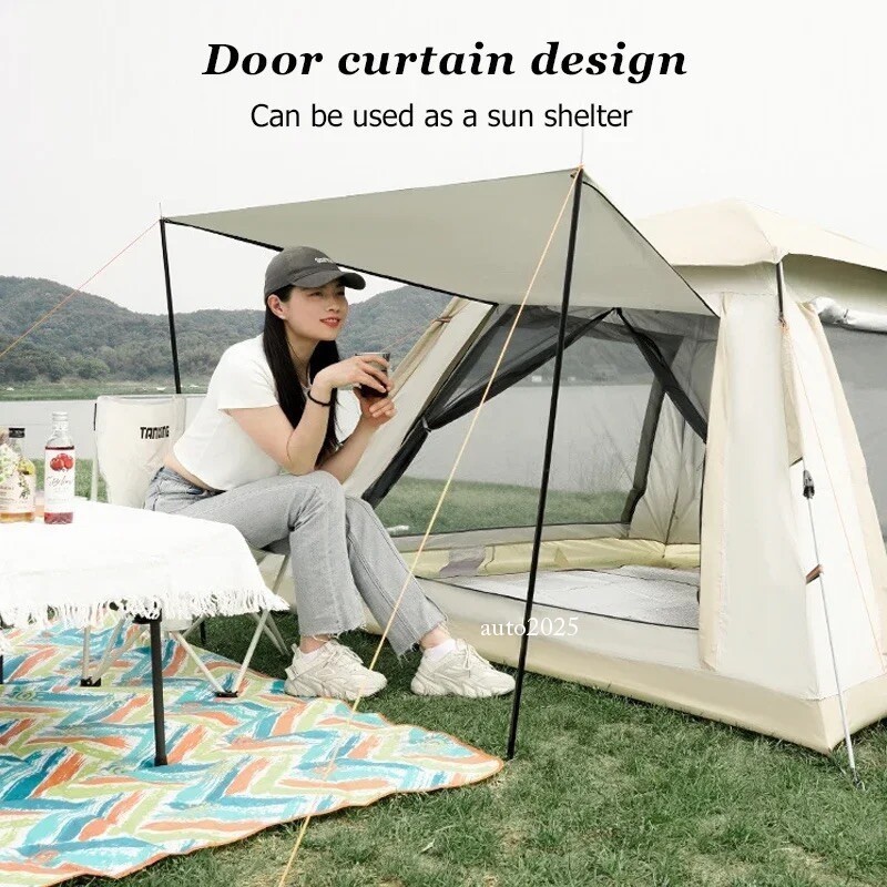 Outdoor Automatic Open Tent Camping Family Waterproof Instant Pop-Up 1-8 Person gallery