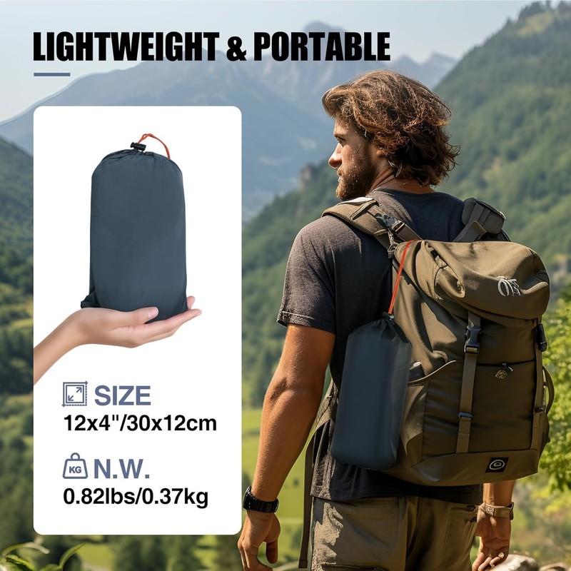 4-in-1 Camping Tarp: Waterproof, Multipurpose Tent Footprint for All Adventures gallery