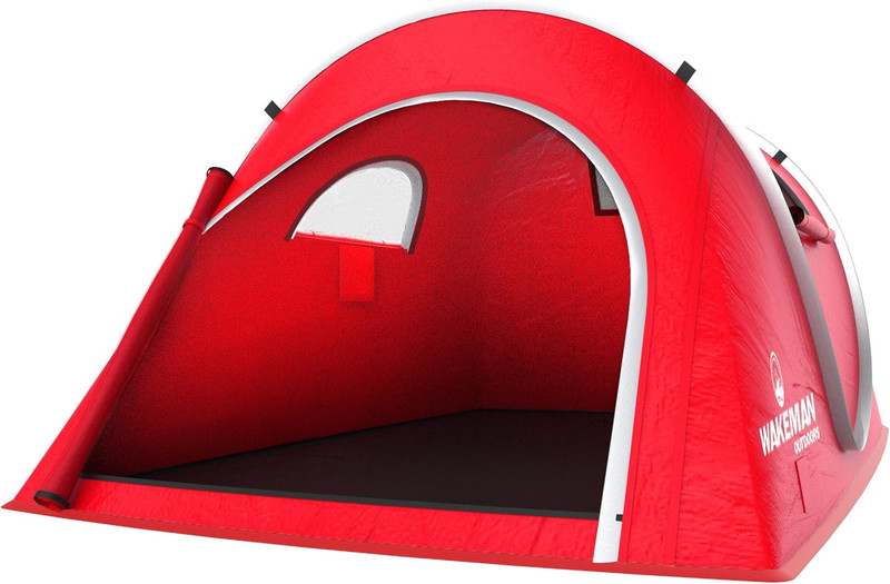 2 Person Pop up Tent with Dual-Layer Door and Carry Bag - Water-Resistant Tent f gallery