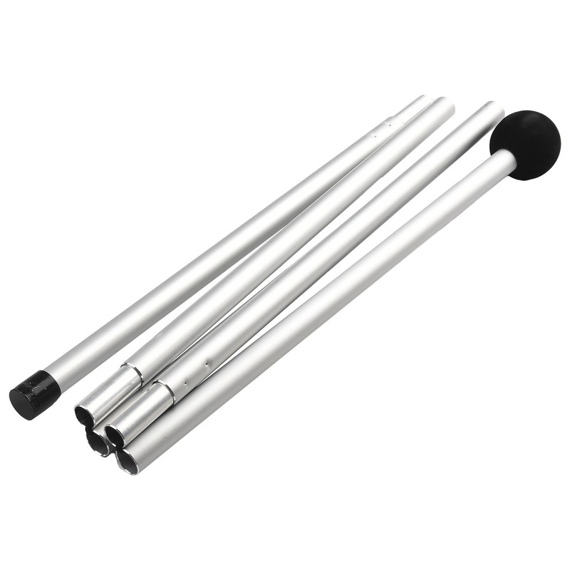 6.6ft Foldable Aluminum Beach Pole for Beach For Camping Fishing Setup