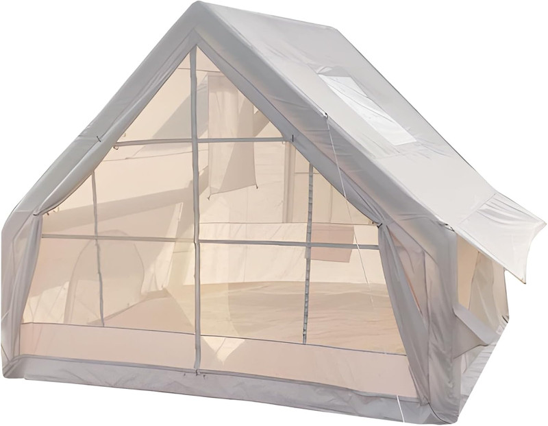 Inflatable Camping Tent for 1-6 People, Waterproof & Easy Setup Glamping Tent