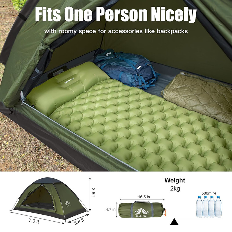 1-2 Person Tent Outdoor Camping Hiking Waterproof Tent Portable Single Layer