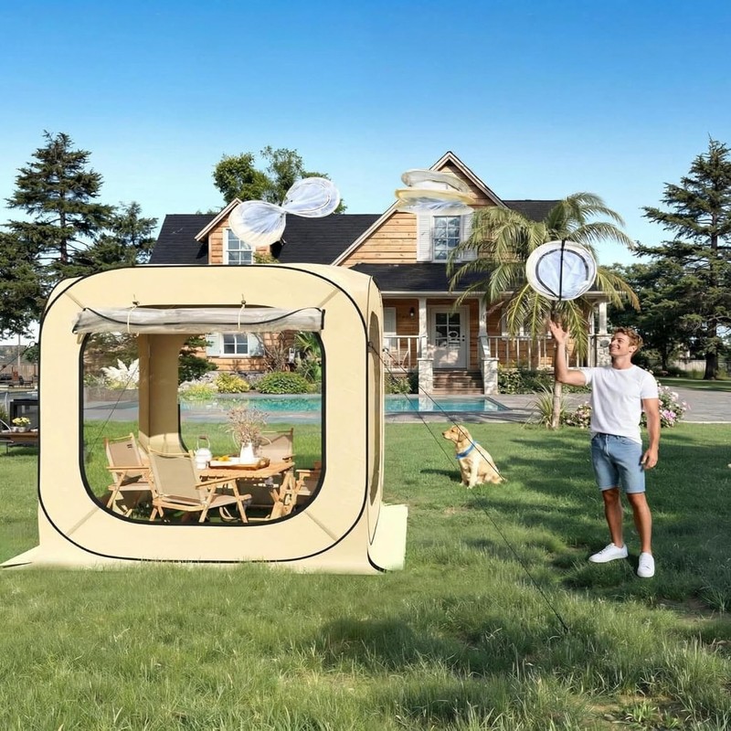Pop Up Bubble Tent,Clear Rain Shelter for Camping,Portable Instant Sun Canopy gallery