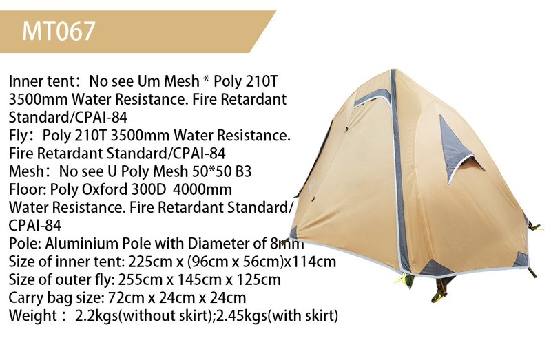 Camppal 1 Single Person 4 Seasons Lightweight Backpacking Tent for Solo Camping! gallery