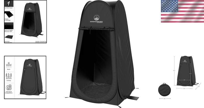 Portable Privacy Tent with Carry Bag - Perfect for Camping, Festivals, or Beach gallery