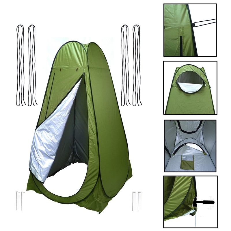 Pop Up Privacy Tent Instant Portable Outdoor Shower Tent Camp Toilet Changing Gr