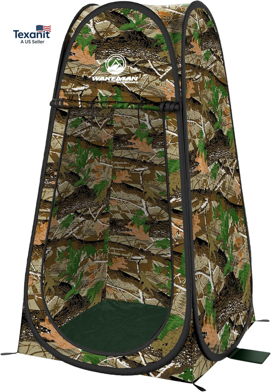 Pop up Changing Tent, 3.3 X 3.3 X 6.2Ft, Camping Shower Tent for Portable Toilet