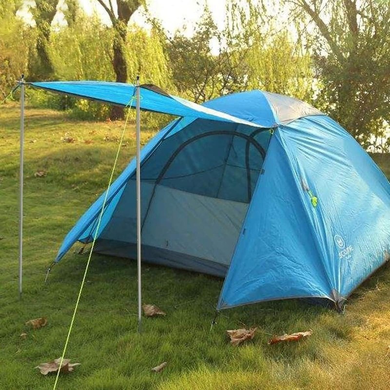 Durable 90 in Heavy Duty Tarp Poles - Adjustable and Lightweight for Outdoors gallery