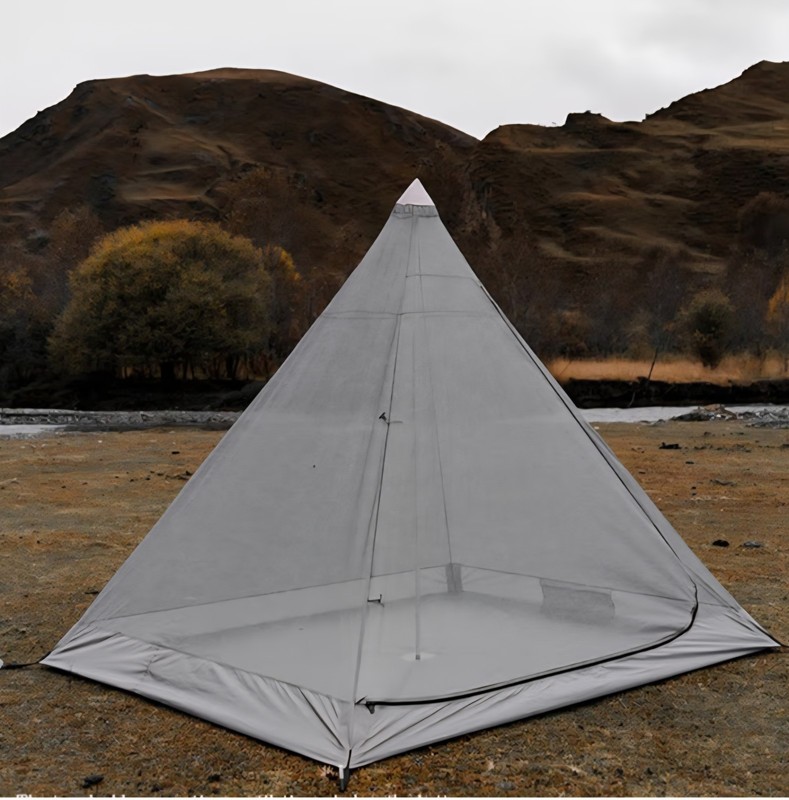 Camping Pyramid Tipi Tent Adult Indian Teepee Tent Yurt Tent Double Layers Tents gallery