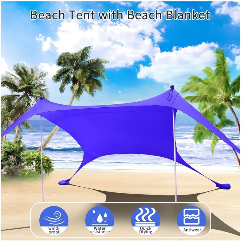 Lightweight Sun Shelter for Fishing & Backyard