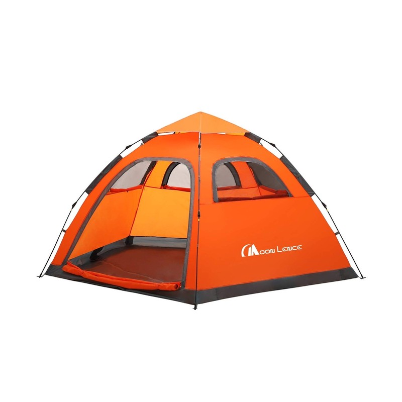 Moon Lence Instant Pop Up Tent Family Camping Tent 4-5 Person Portable Tent A…